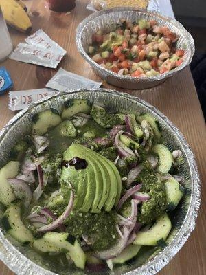 Aguachile & Shrimp Ceviche