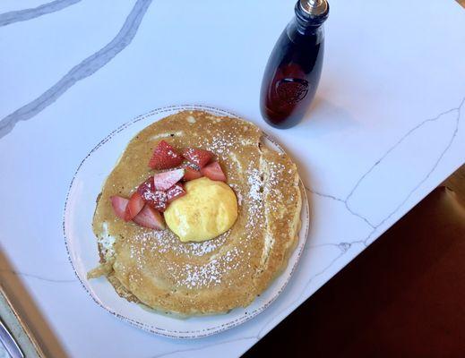 Delicious lemon ricotta pancakes!