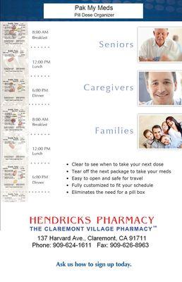 Pak My Meds Flyer