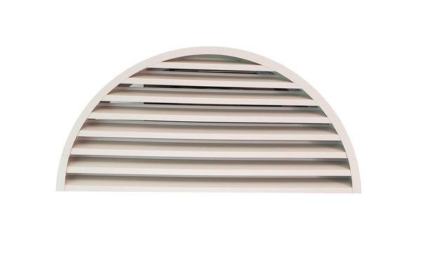 Half Round Louver Vent without a nail fin