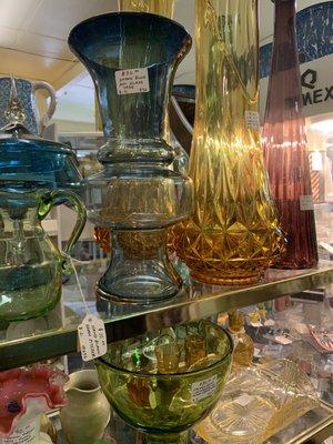 Fun, colorful glassware.