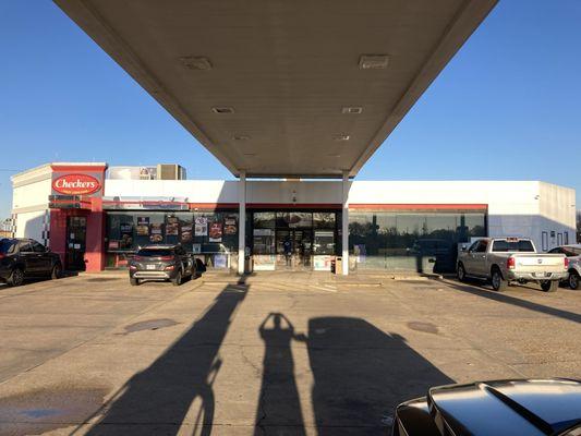 front entrance to convenience store