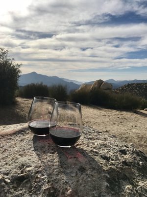 visitors enjoying the SoCal mountains