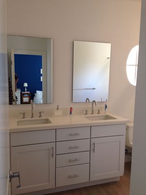 1/4" Frameless Floating Mirrors