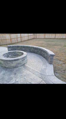 Stamped concrete