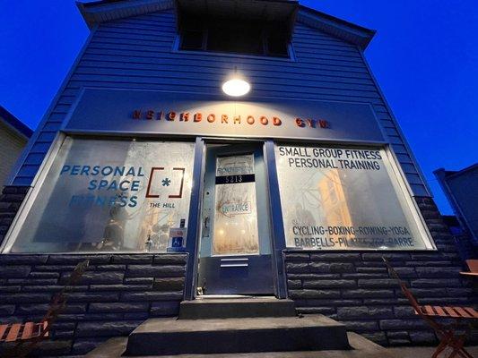 Neighborhood Gym on The Hill.