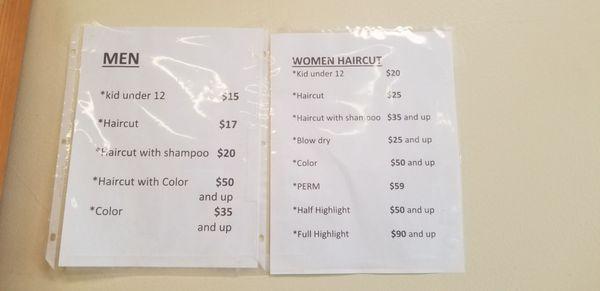 8/27/21 the cost of getting your hair done...not bad. What colors do we have here?:)