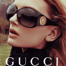 You may notice many of our female staff wearing Gucci frames.  Classic lines and great styles.