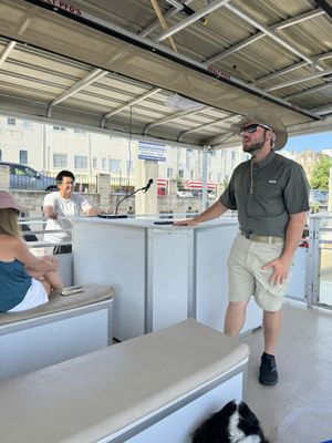 Captain first mate on the Savannah Harper tour