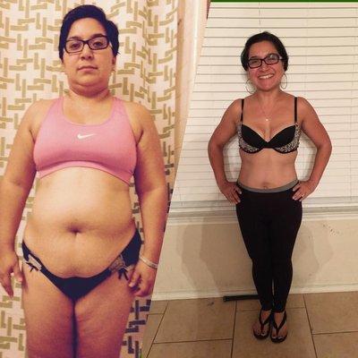 Gloria with 70 lbs Down!! 
   
 fb.com/NateNewBodyC­reator