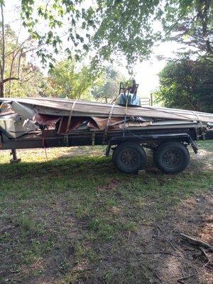 Metal and construction debris we hauled off for a construction crew in Goshen. Thanks DLD