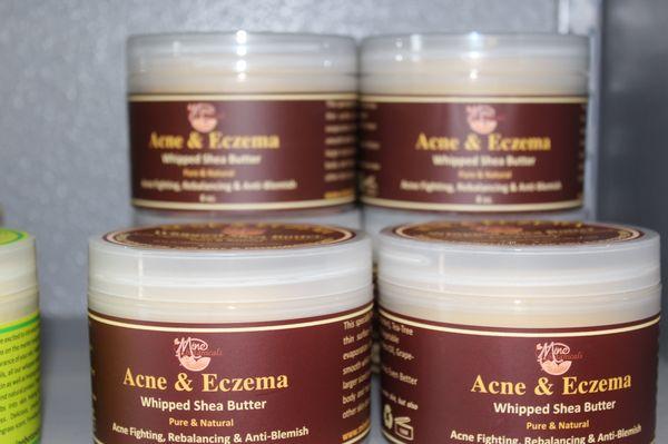 Acne & Eczema great for the skin. Also have Shampoo, Lotion and body wash.