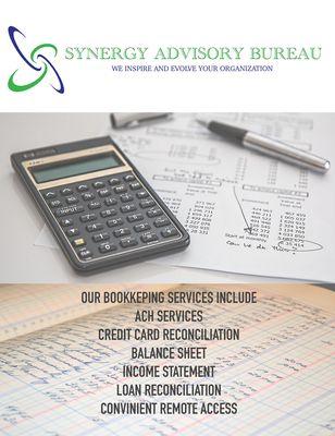 Our bookkeeping service list