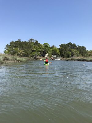 First time kayaking for me.