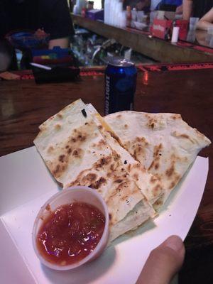 Gainesville's best chicken quesadilla surprisingly calls midtown's Rowdy Reptile its home.