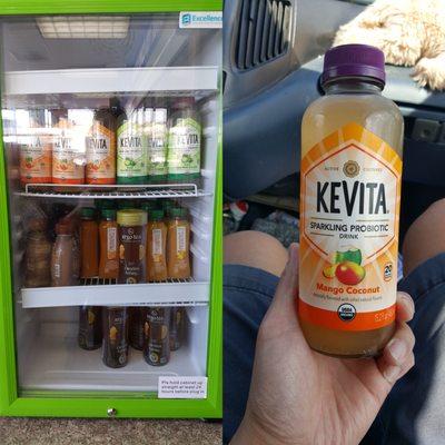 Kevita Mango Coconut Sparkling Probiotic Drink - impulsive purchase inside the food mart (03/23/18). #Whittier #Snacks #EatingHealthy