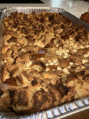 Bread pudding before we all devoured it