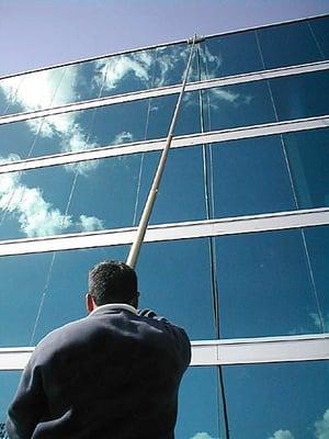 Glass Cleaning Multi Story Building