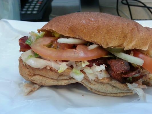 Turkey bacon sub. Yum!