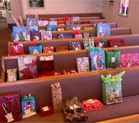 Angel Tree Ministry 2020 - gifts for 66.