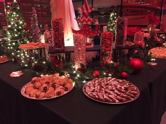 Cookie table at Mayor's party.