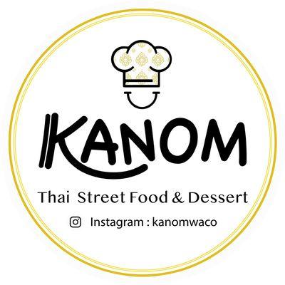 Kanom : It's Thai word that means snack or dessert. "Ka-nom"