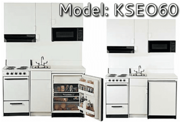 KitchenSystems.com Kitchenette 60" Wide Model: KSE060 From $3,731