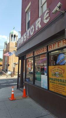 A true neighborhood liquor store. Friendly owner and staff.