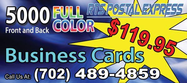 Our Business Card Special!!