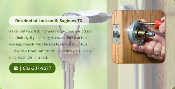 Residential Locksmith Saginaw