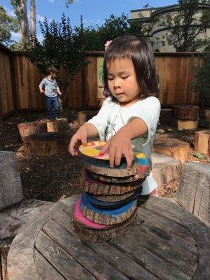 Fun outdoors space! A rare find for schools in the area.