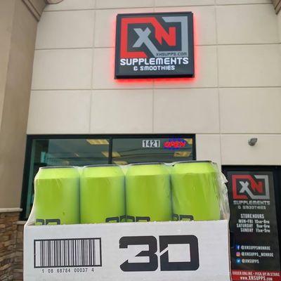 Mix & Match cases of Energy Drinks everyday at XN