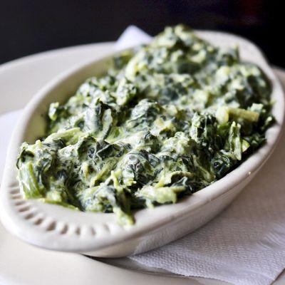 House made creamed spinach