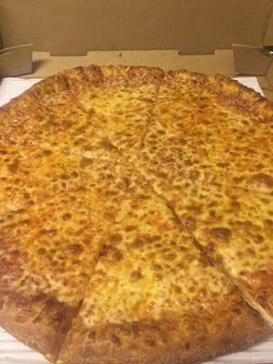 New York style cheese pizza...