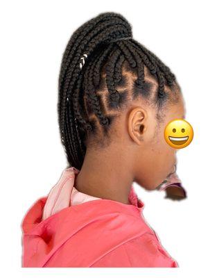 Medium box braids