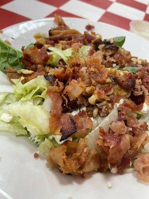 Spinach and bacon salad