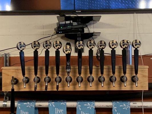 Enough taps for more than the 7 beers they had available. Can't wait to see what else comes out!