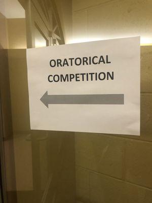 Oratorical Competition