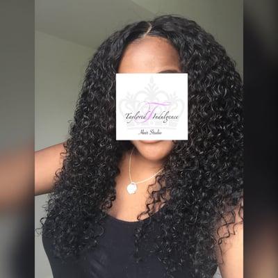 Full wig with lace closure