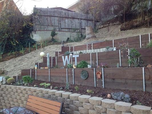 Project in Alhambra - terraces look great!