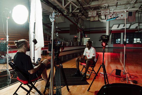 Working with Waco High Basketball