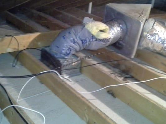 what rodents do to you air ducts in side your attic.