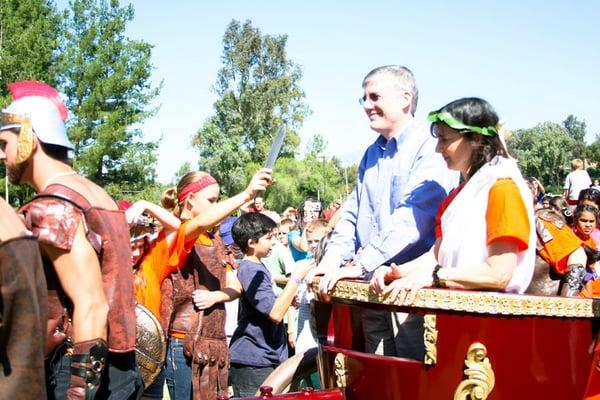 Rick Riordan author of The Heroes of Olympus. Fantastic event put on by The City of Mission Viejo