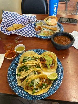 All the street tacos.  The fish and carne asada were my favorite and got a second round of those two.