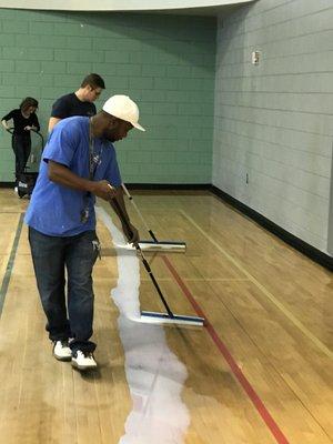 Sports Floor Refinishing