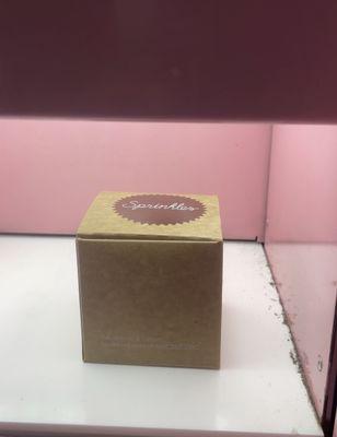 Cute boxed cupcake from the vending.