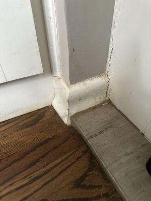 Dirt in corners