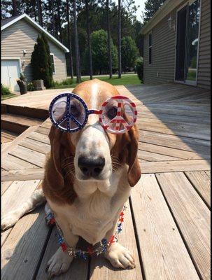 Ashley ready to celebrate the fourth