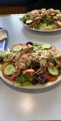 Grilled chicken salad was delicious!!