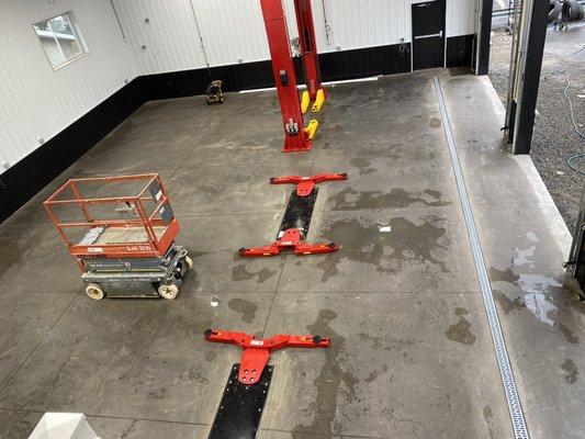 Underground floor lifts